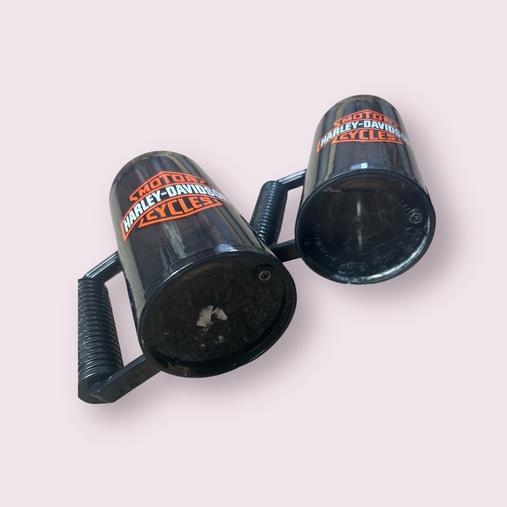 Harley-Davidson Black and Orange Handlebars Mug Set of Three - Picture 11 of 13